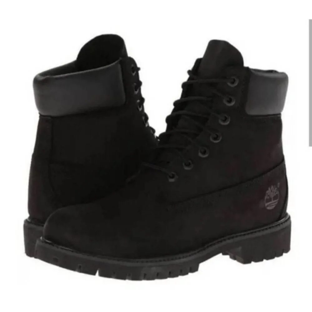 TIMBERLAND 6 Inch Premium Waterproof Boot In Black Size 6M